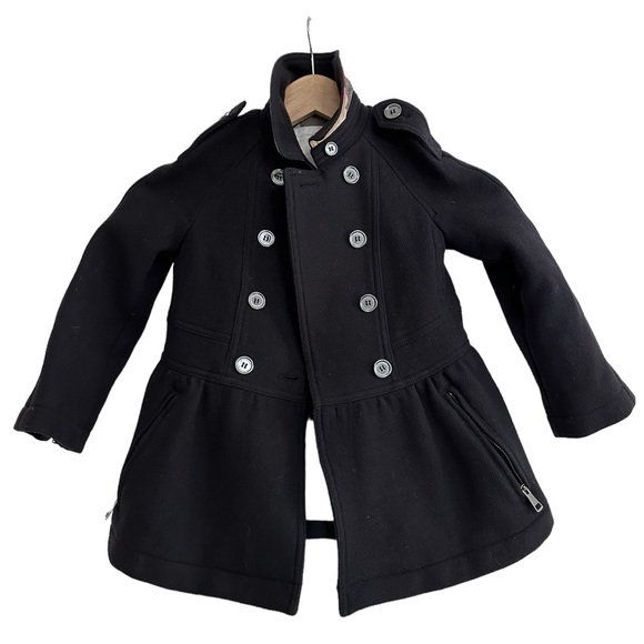 Burberry Children Cashmere Wool Pea Coat - Picture 5 of 14